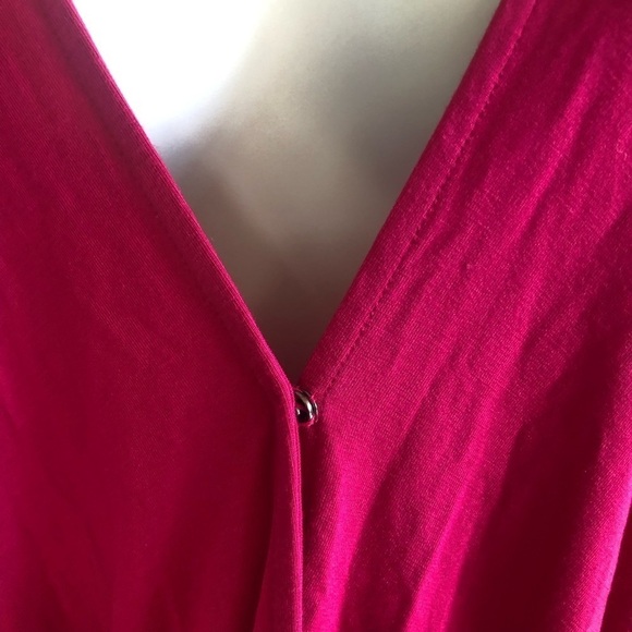 Ava & Viv Woman’s Modal Blend Wrap V-Neck Long Sleeves Shirt Plus Size 4X - Picture 6 of 12